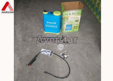 Plastik Knapsack Manual Pestisida Sprayer 15L Sistem Filtrasi Ganda Untuk Membersihkan Kotoran