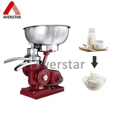 50L Electric Milk Separator Dapat Memisahkan Krim 250 * 400 * 640mm Setelah Layanan suku cadang