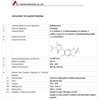 PD No. PD20220096 Sulfentrazone 95% Tech Herbicide untuk Penghapusan Rumput Garing yang Optimal