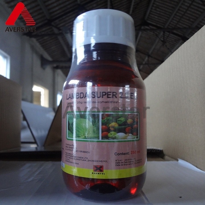 Lambda cyhalothrin tanpa warna 2,5% EC 25g/L EC Insektisida untuk pengendalian hama yang efektif